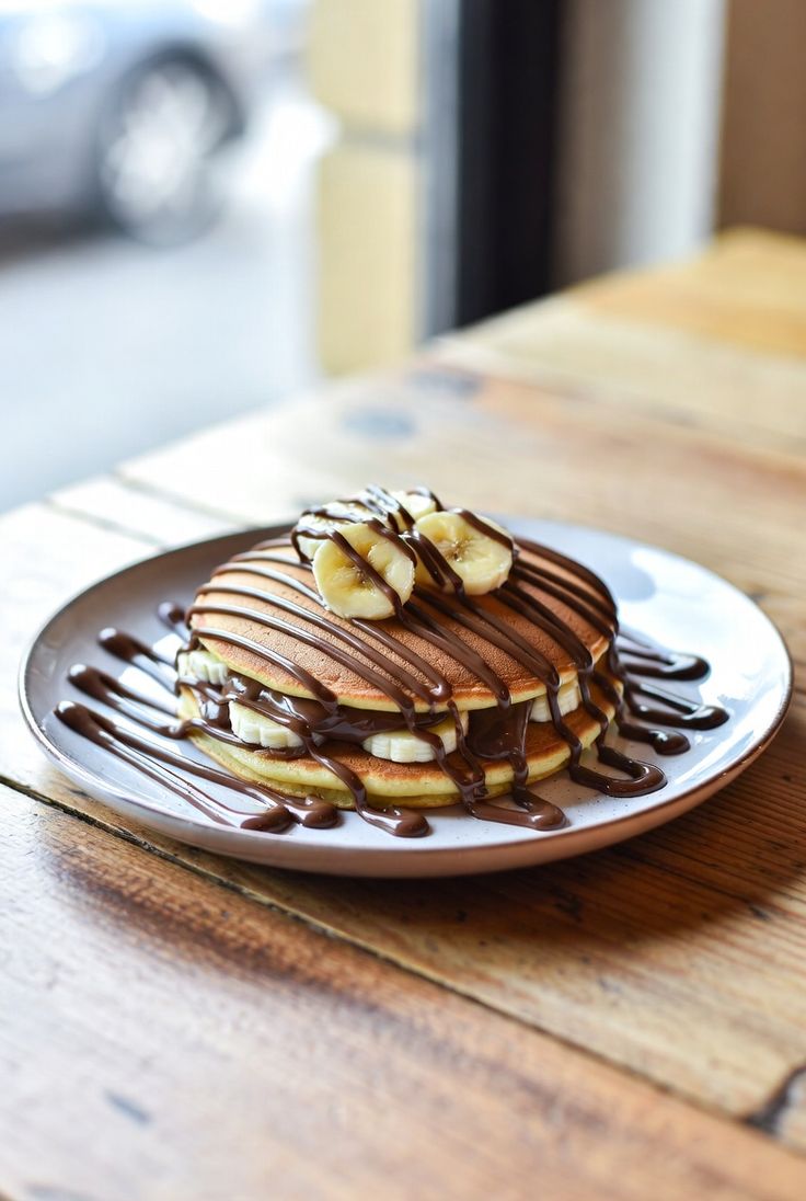 Pancakes Nutella banane
